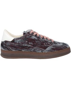 Stokton Sneakers Leather, Textile Fibers - Brown