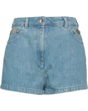 Patou Denim Shorts Cotton, Polyester, Zamak - Blue