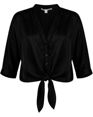 Poupette Shirt Silk - Black