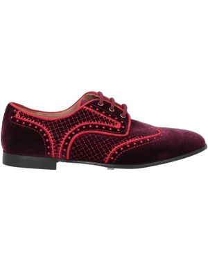 Pollini Zapatos de cordones - Rojo
