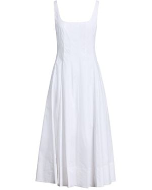STAUD Midi-Kleid - Weiß