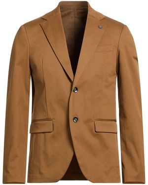 Officina 36 Officina Blazer Cotton, Elastane - Brown