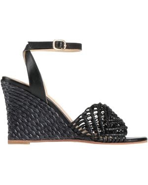 Paloma Barceló Sandals Leather - Black
