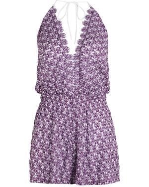 Missoni Playsuit Viscose, Metallic Fiber - Purple