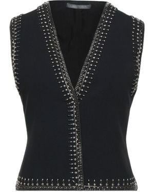 Alberta Ferretti Tailored Vest Acetate, Viscose - Black