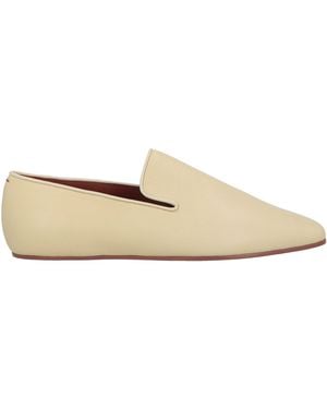 Charles Philip Cream Loafers Leather - White