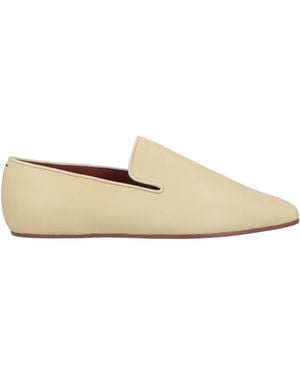 Charles Philip Cream Loafers Leather - White