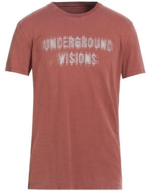 John Varvatos Rust T-Shirt Cotton - Pink