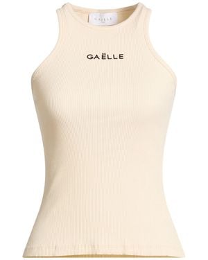 Gaelle Paris Tank Tops - Natural