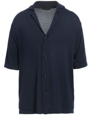 Roberto Collina Midnight Cardigan Cotton - Blue