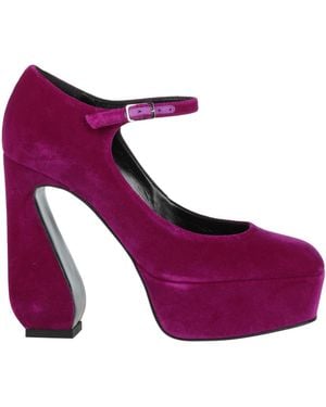 Sergio Rossi Mauve Pumps Textile Fibers - Purple