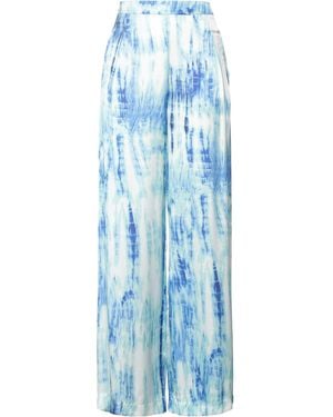 Pink Memories Pants - Blue