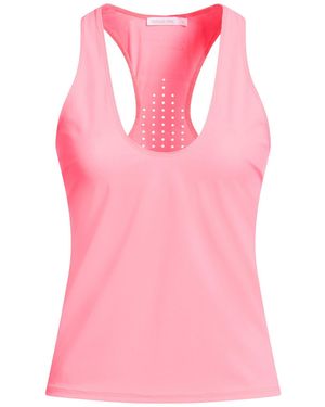 Patrizia Pepe Fuchsia Tank Top Polyester, Elastane - Pink