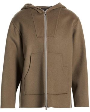Paltò Jacket Polyester, Cotton - Brown