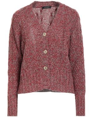 Aragona Cardigan Baby Alpaca Wool, Merino Wool - Red