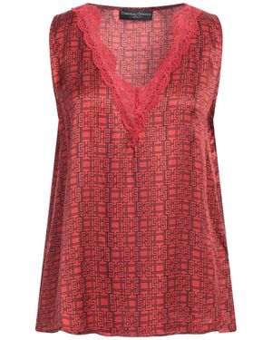 Cristina Gavioli Top Viscose, Silk - Red