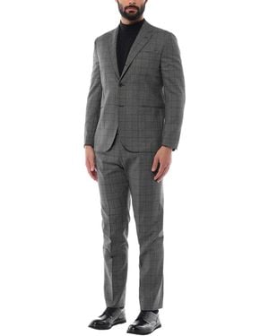 SARTITUDE NAPOLI Suit Super 130S Wool - Gray
