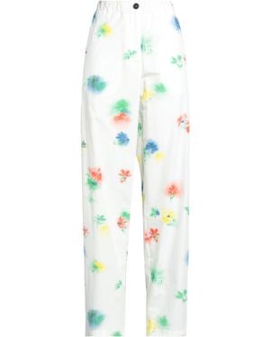 MSGM Trousers Cotton - White