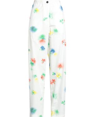 MSGM Trousers Cotton - White