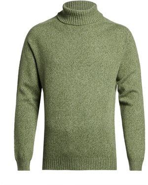 Boglioli Turtleneck Wool, Cashmere - Green