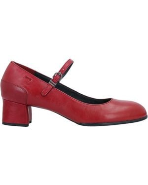 Camper Pumps - Red