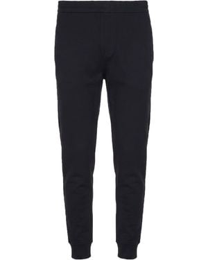 Emporio Armani Trousers Polyester, Lyocell, Cotton, Elastane - Blue
