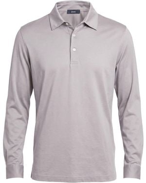 Herno Light Polo Shirt Cotton - Blue