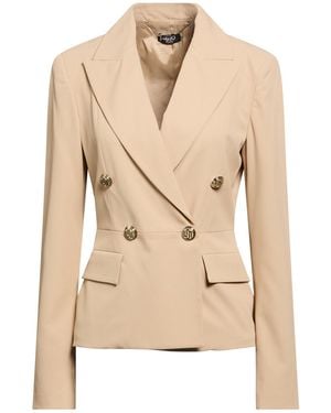 Liu Jo Blazer Polyester, Elastane - Natural