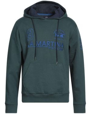 La Martina Dark Sweatshirt Cotton - Blue