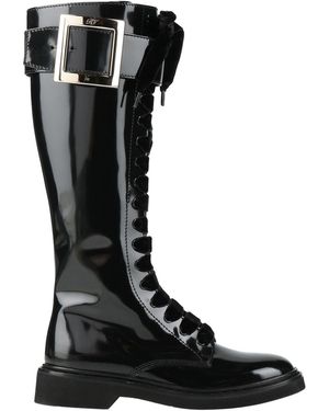 Roger Vivier Boot Leather - Black