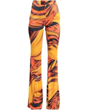 パンツ THE ATTICO Woman Pants Orange 222WCP63P060 317 The Attico Outlet: Rachel DropàDrop Go Live printed pants