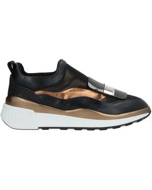 Sergio Rossi Sneakers Soft Leather, Textile Fibers - Black