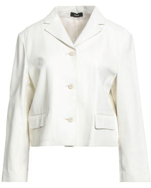 Theory Blazer Lambskin - White