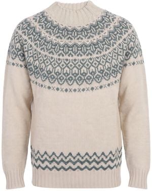 Drumohr Rollkragenpullover - Grau
