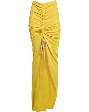 Rick Owens Maxi Skirt - Yellow