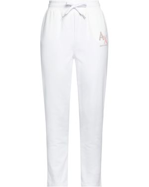 ARMANI EXCHANGE Trousers Cotton, Elastane - White