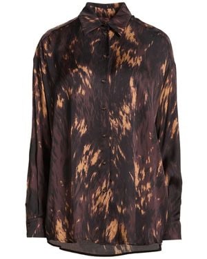 Ottod'Ame Caring Shirt Viscose - Brown
