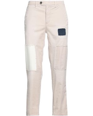 White Sand Trousers Cotton, Elastane - Natural