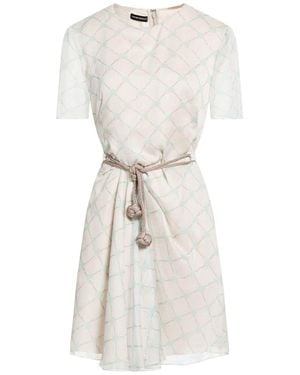 Emporio Armani Mini Dresses - White