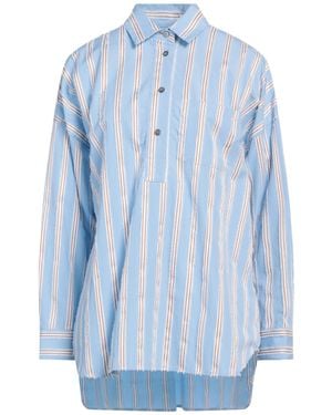 Caliban Top Cotton, Linen - Blue