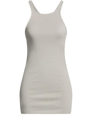 Rick Owens Tank Top Cotton - Gray