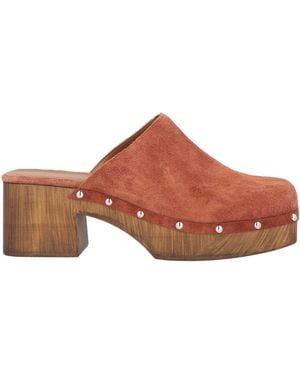 COPENHAGEN Mules & Clogs Leather - Brown