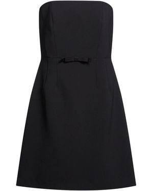 RSVP Mini Dress Polyester, Elastane - Black