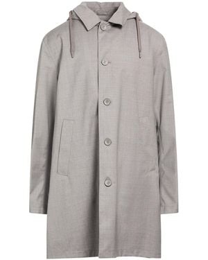 Herno Overcoat & Trench Coat Virgin Wool - Gray
