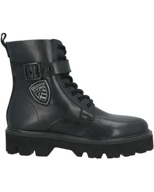 Blauer Ankle Boots Leather - Black