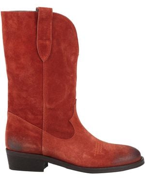 Via Roma 15 Boot Leather - Red
