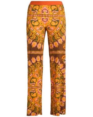 Maliparmi Trousers Polyamide, Elastane - Orange