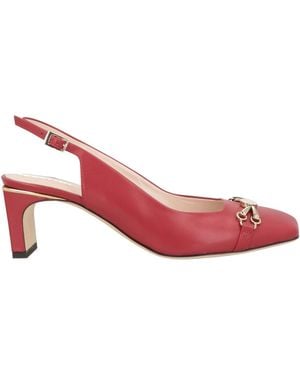 Pollini Burgundy Pumps Leather - Pink