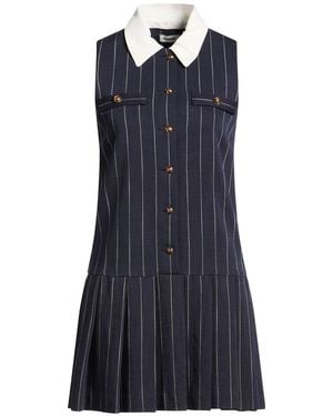 Sandro Mini Dress Viscose, Polyester, Elastane - Blue
