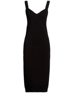 Max Mara Midi-Kleid - Schwarz